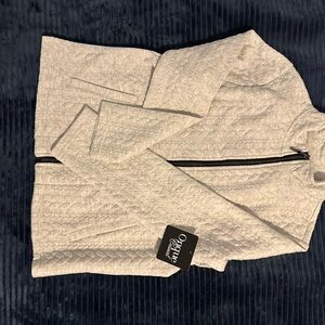 Women's Cream Quilted Jacket